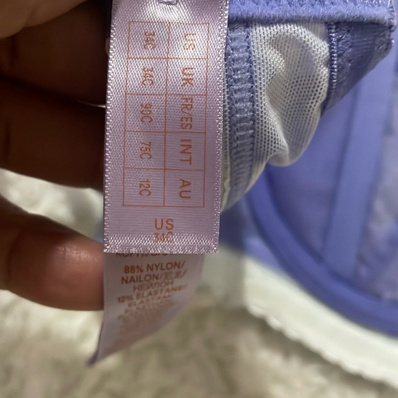 Savage Fenty Lace Underwire Bra in Purple - Picture 3 of 11